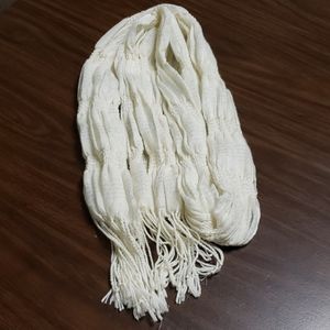 White/Off white scarf